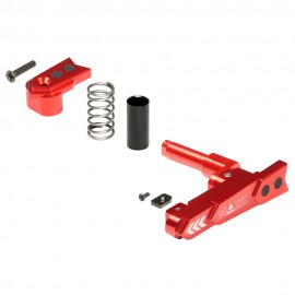 CNC Aluminum Advanced Magazine Release (Style A) (Red)  CNC Aluminum Advanced Magazine Release (Style A) (Red)