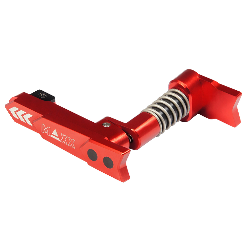 CNC Aluminum Advanced Magazine Release (Style A) (Red)