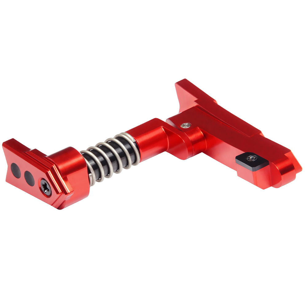 CNC Aluminum Advanced Magazine Release (Style A) (Red)