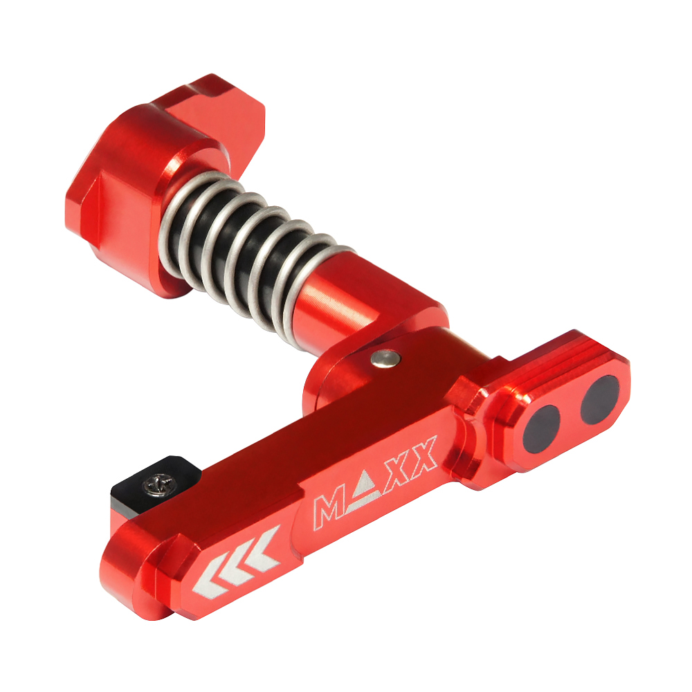 CNC Aluminum Advanced Magazine Release (Style B) (Red)