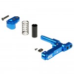 CNC Aluminum Advanced Magazine Release (Style B) (Blue)