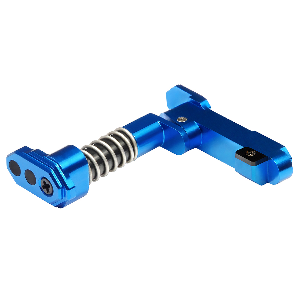 CNC Aluminum Advanced Magazine Release (Style B) (Blue)