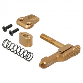 CNC Aluminum Advanced Magazine Release (Style A) (Dark Earth) (for MTW M4)  CNC Aluminum Advanced Magazine Release (Style A) (Dark Earth) (for MTW M4)
