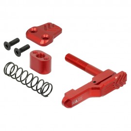 CNC Aluminum Advanced Magazine Release (Style A) (Red) (for MTW M4)  CNC Aluminum Advanced Magazine Release (Style A) (Red) (for MTW M4)