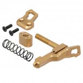 CNC Aluminum Advanced Magazine Release (Style B) (Dark Earth) (for MTW M4)  CNC Aluminum Advanced Magazine Release (Style B) (Dark Earth) (for MTW M4)