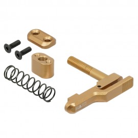 CNC Aluminum Advanced Magazine Release (Style C) (Dark Earth) (for MTW M4)  CNC Aluminum Advanced Magazine Release (Style C) (Dark Earth) (for MTW M4)