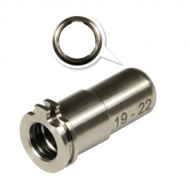 CNC Titanium Adjustable Air Seal Nozzle 19mm - 22mm for Airsoft AEG Series  CNC Titanium Adjustable Air Seal Nozzle 19mm - 22mm for Airsoft AEG Series