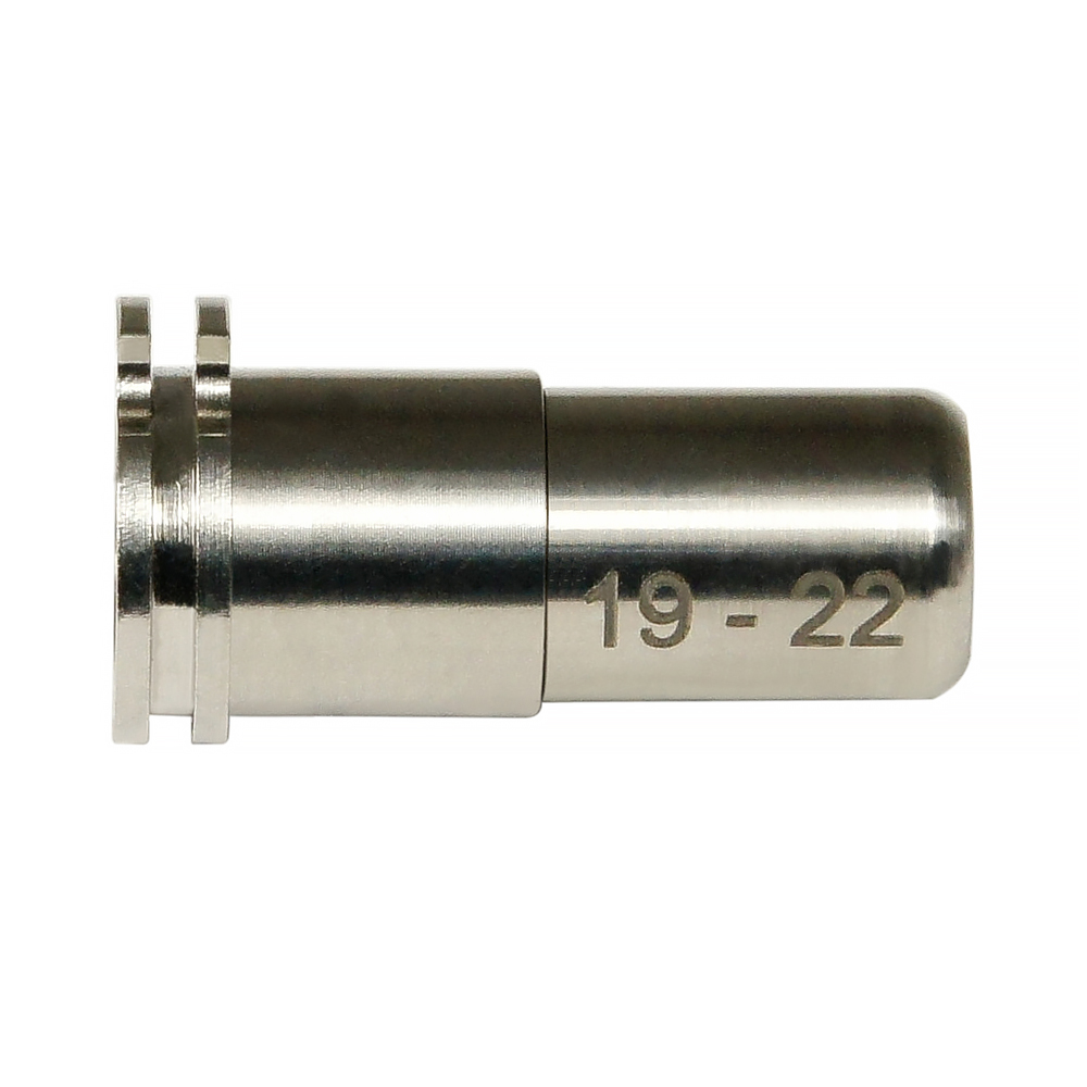 CNC Titanium Adjustable Air Seal Nozzle 19mm - 22mm for Airsoft AEG Series