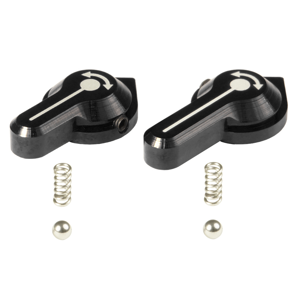 CNC Aluminum Low Profile Selector Lever (Style A) (Black) - VFC SCAR-L/H