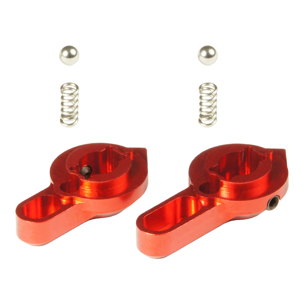 CNC Aluminum Low Profile Selector Lever (Style A) (Red) - VFC SCAR-L/H