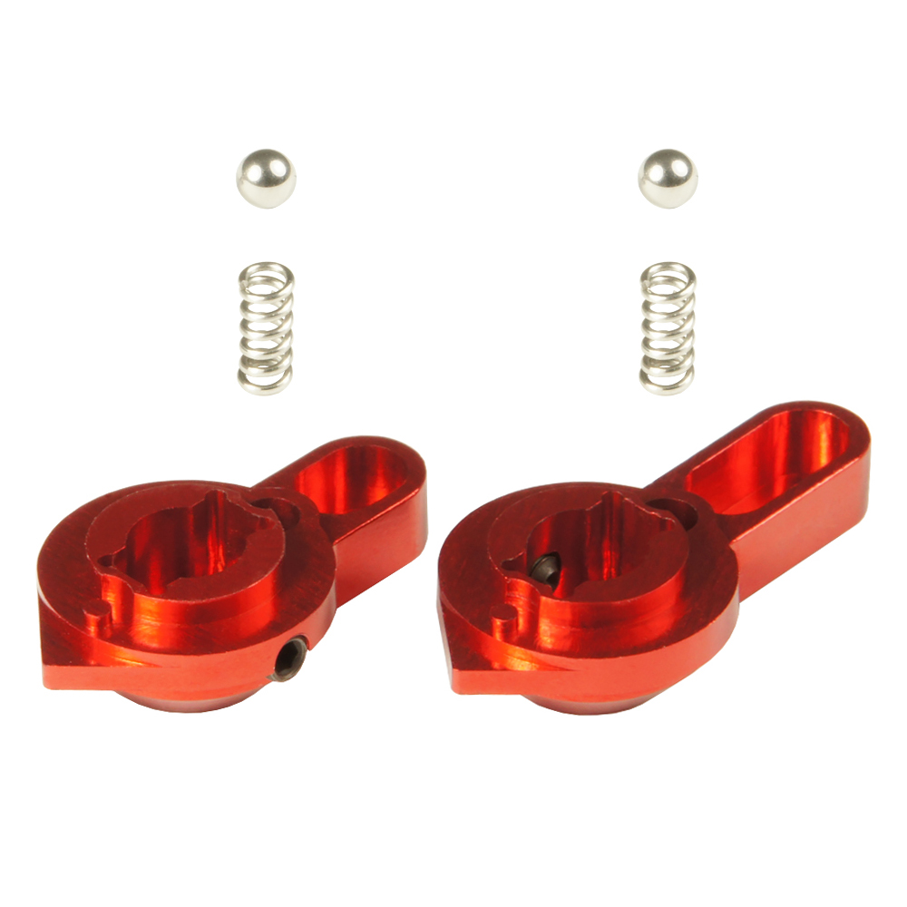 CNC Aluminum Low Profile Selector Lever (Style A) (Red) - VFC SCAR-L/H