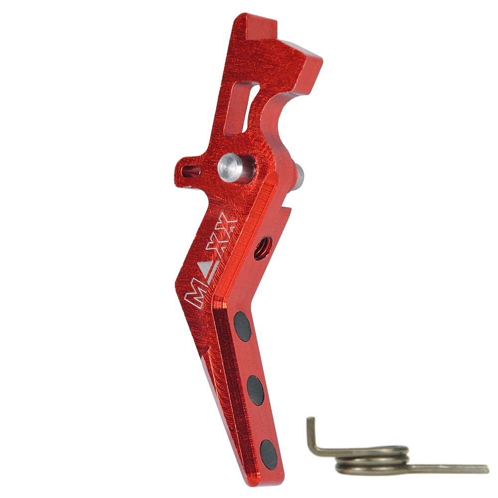 CNC Aluminum Advanced Trigger (Style A) (Red)