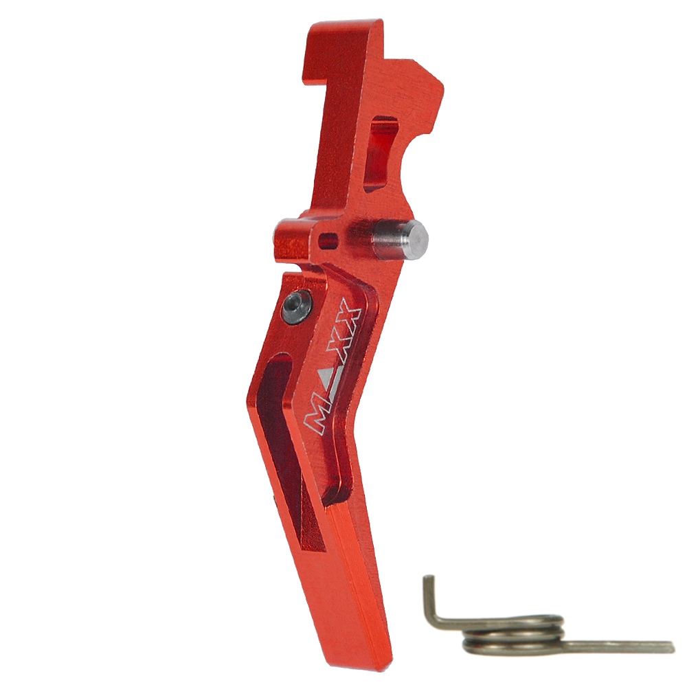 CNC Aluminum Advanced Trigger (Style A) (Red)