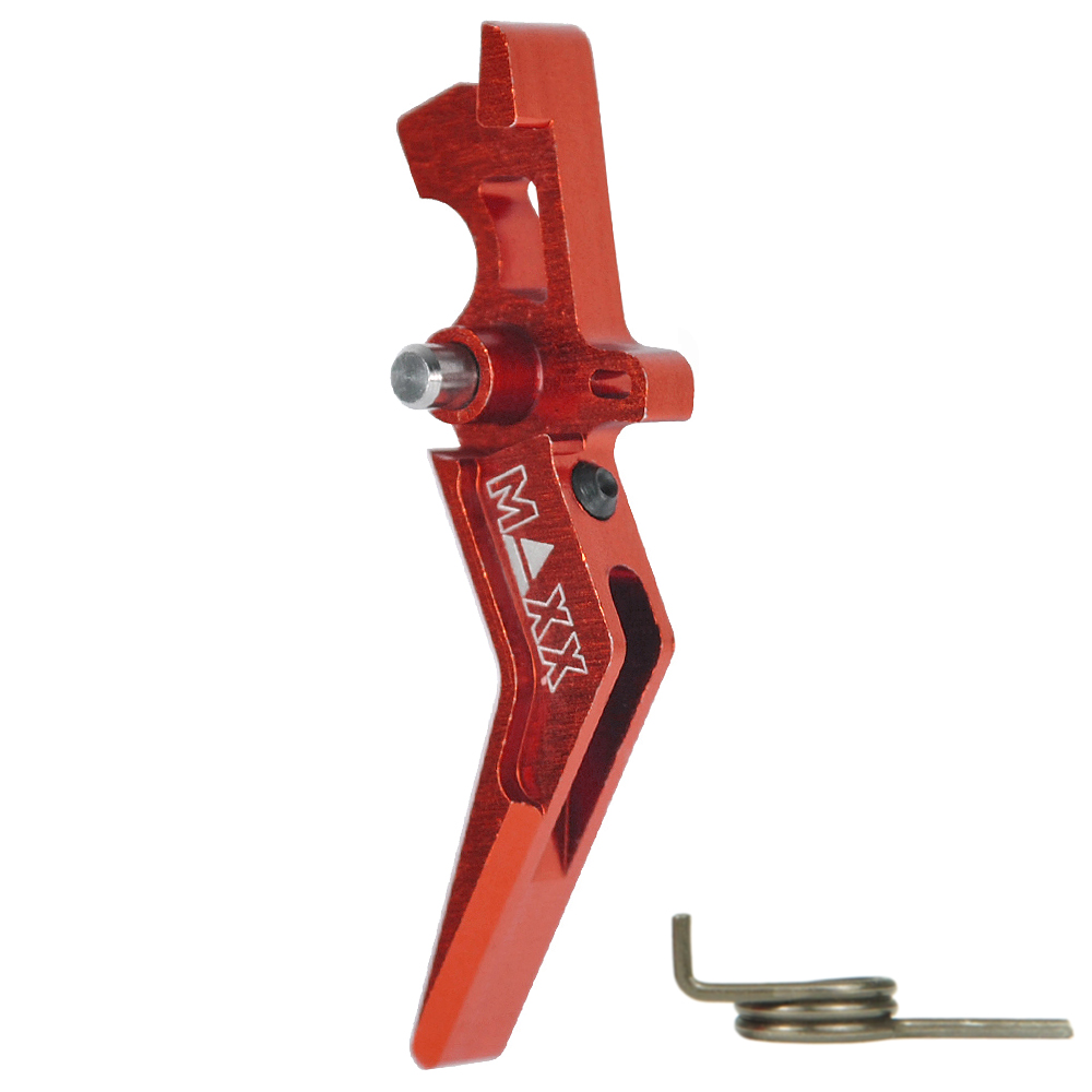 CNC Aluminum Advanced Trigger (Style A) (Red)