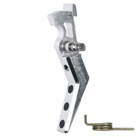 CNC Aluminum Advanced Trigger (Style A) (Silver)  CNC Aluminum Advanced Trigger (Style A) (Silver)