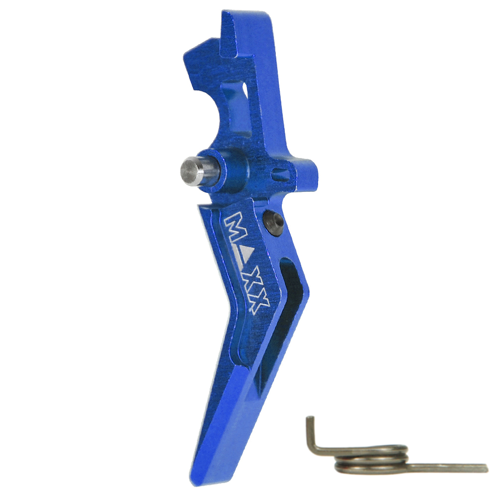 CNC Aluminum Advanced Trigger (Style A) (Blue)