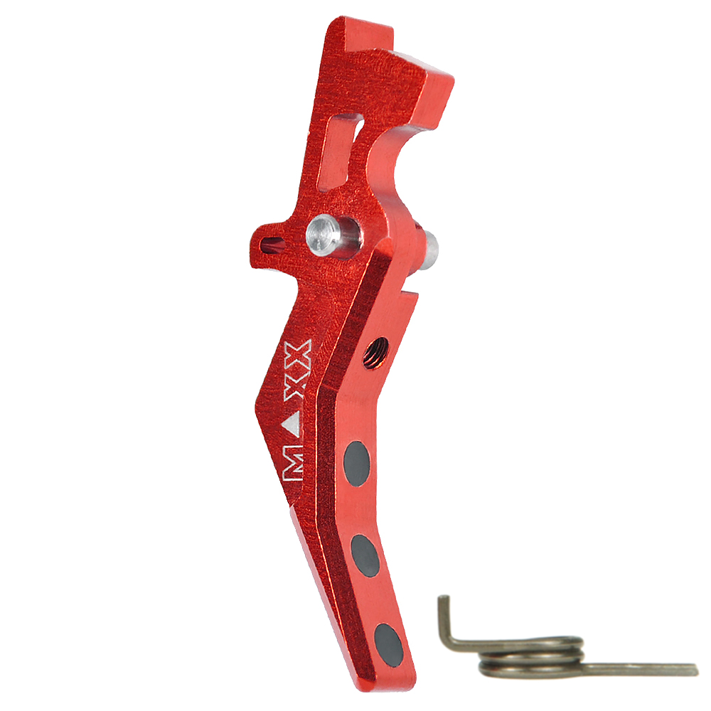 CNC Aluminum Advanced Trigger (Style B) (Red)