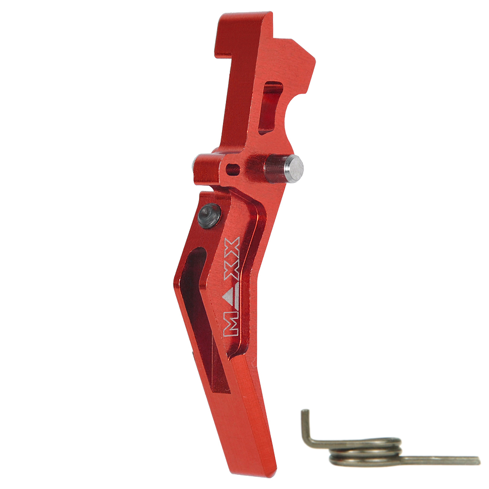 CNC Aluminum Advanced Trigger (Style B) (Red)