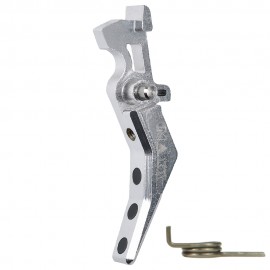 CNC Aluminum Advanced Trigger (Style B) (Silver)  CNC Aluminum Advanced Trigger (Style B) (Silver)