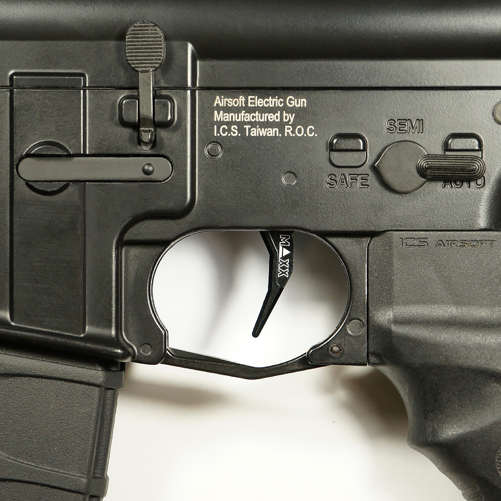 CNC Aluminum Advanced Trigger (Style C) (Black)