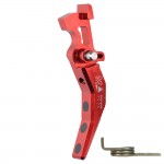 CNC Aluminum Advanced Trigger (Style C) (Red)