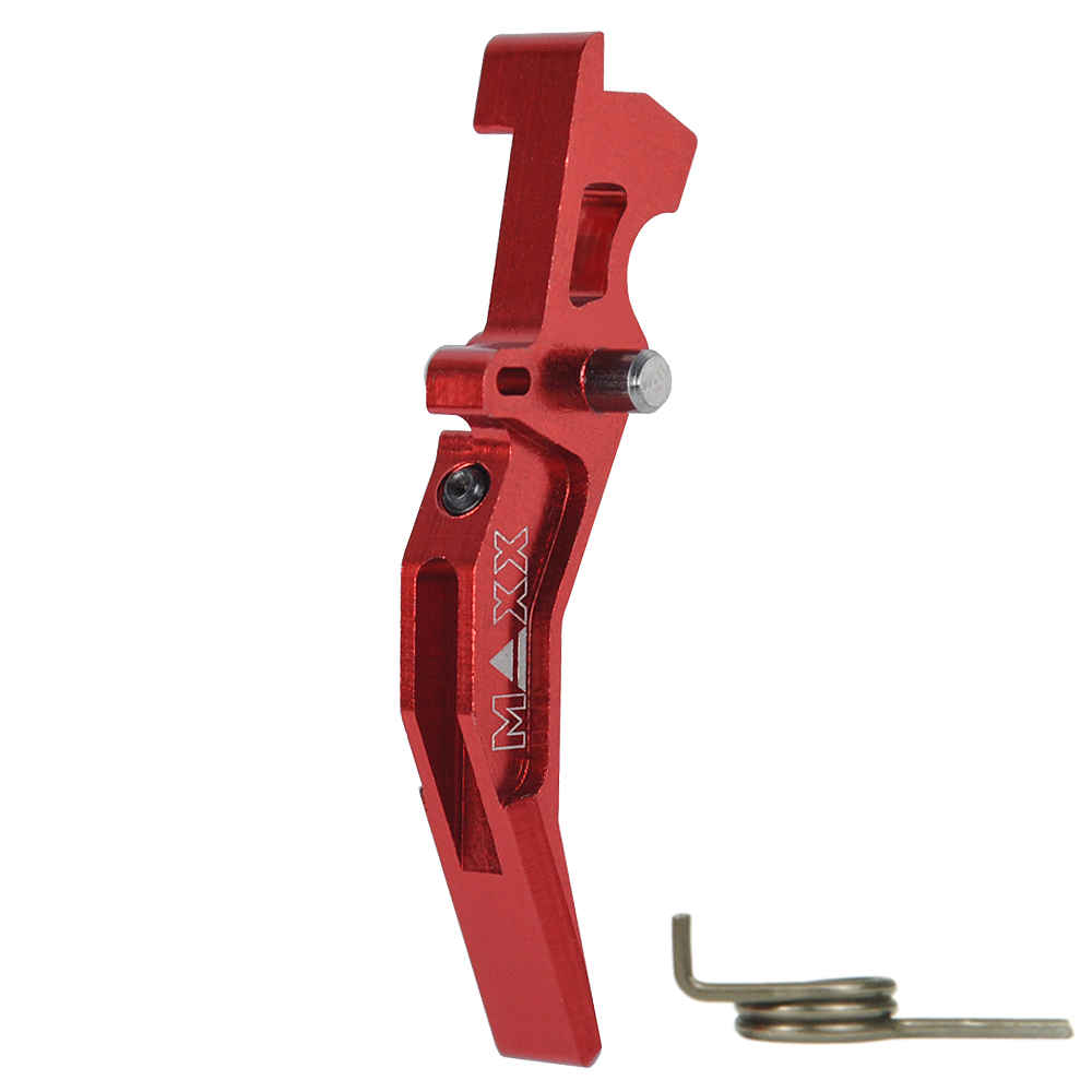 CNC Aluminum Advanced Trigger (Style C) (Red)