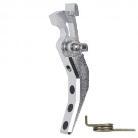 CNC Aluminum Advanced Trigger (Style C) (Silver)  CNC Aluminum Advanced Trigger (Style C) (Silver)