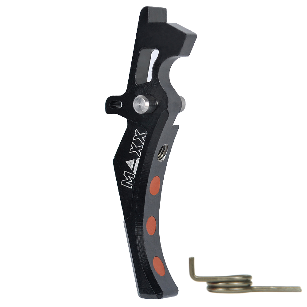 CNC Aluminum Advanced Trigger (Style D) (Black)