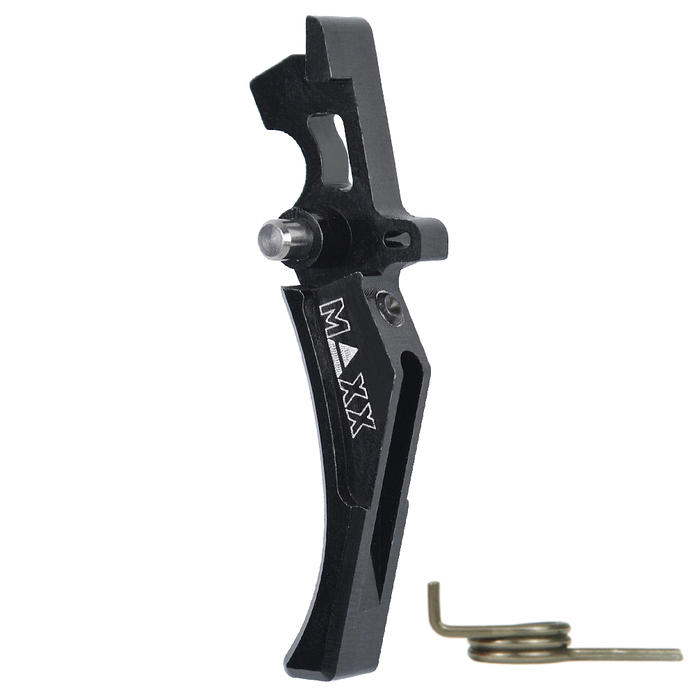 CNC Aluminum Advanced Trigger (Style D) (Black)