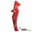 CNC Aluminum Advanced Trigger (Style D) (Red)