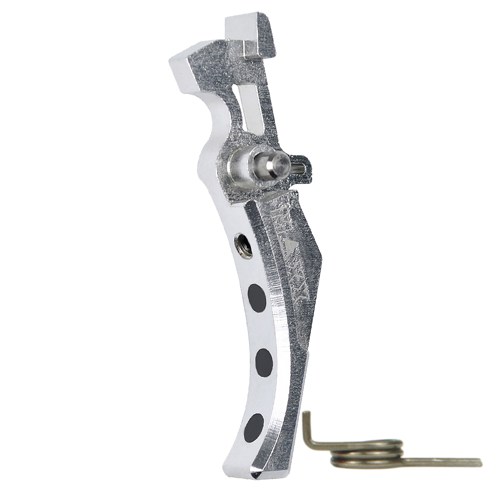 CNC Aluminum Advanced Trigger (Style D) (Silver)