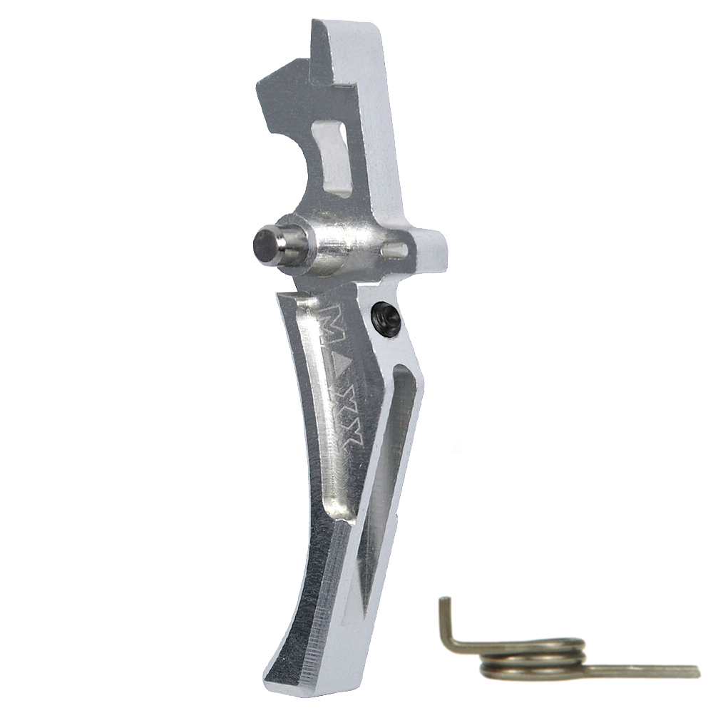 CNC Aluminum Advanced Trigger (Style D) (Silver)