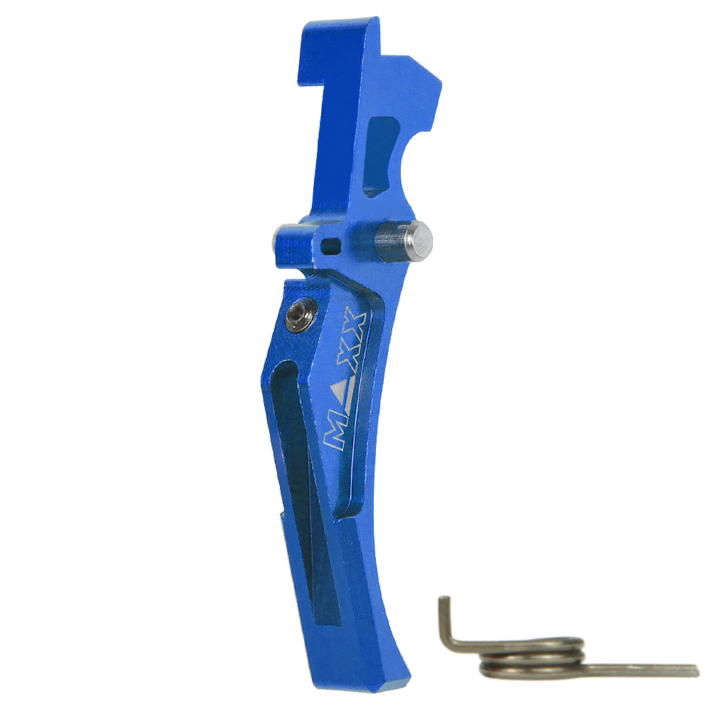 CNC Aluminum Advanced Trigger (Style D) (Blue)