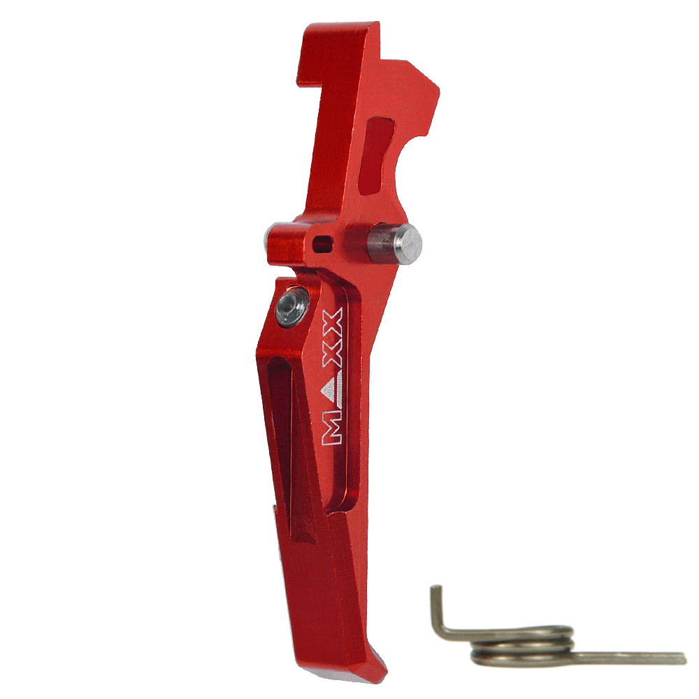 CNC Aluminum Advanced Trigger (Style E) (Red)