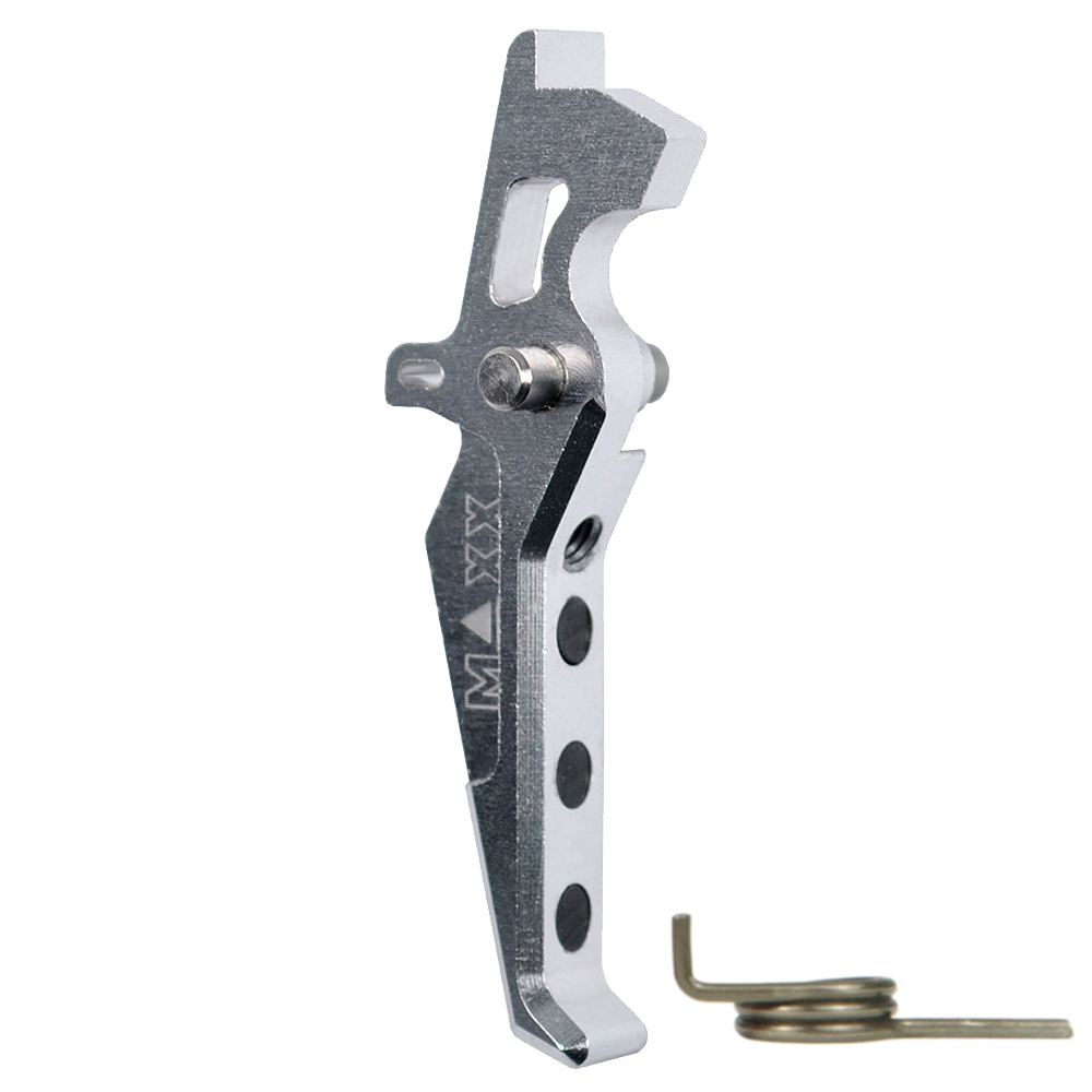 CNC Aluminum Advanced Trigger (Style E) (Silver)