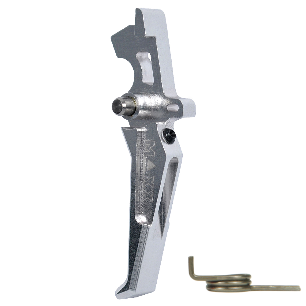 CNC Aluminum Advanced Trigger (Style E) (Silver)