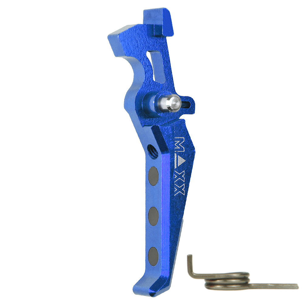 CNC Aluminum Advanced Trigger (Style E) (Blue)