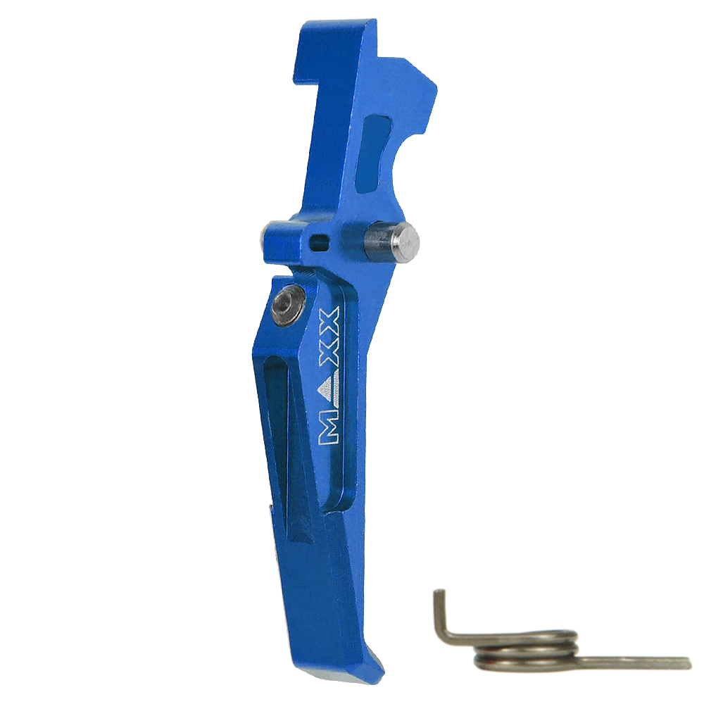 CNC Aluminum Advanced Trigger (Style E) (Blue)