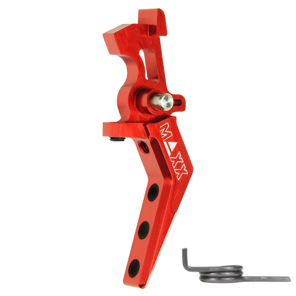 CNC Aluminum Advanced Speed Trigger (Style A) (Red)