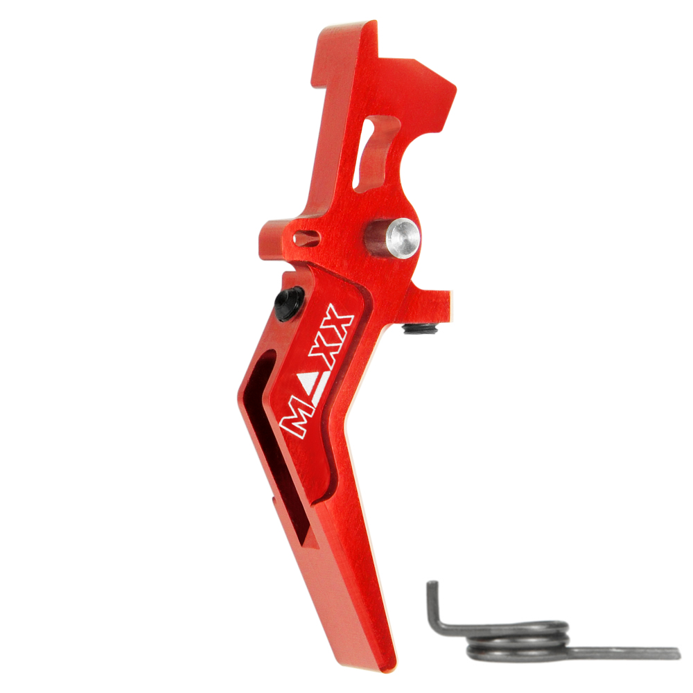 CNC Aluminum Advanced Speed Trigger (Style A) (Red)