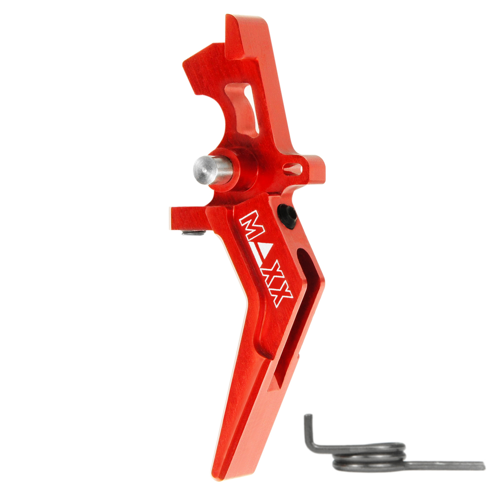 CNC Aluminum Advanced Speed Trigger (Style A) (Red)