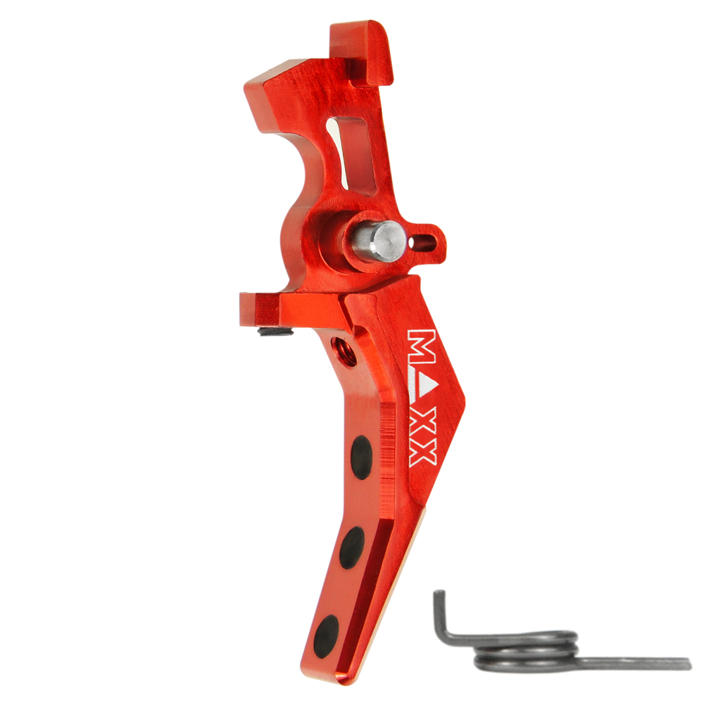 CNC Aluminum Advanced Speed Trigger (Style B) (Red)