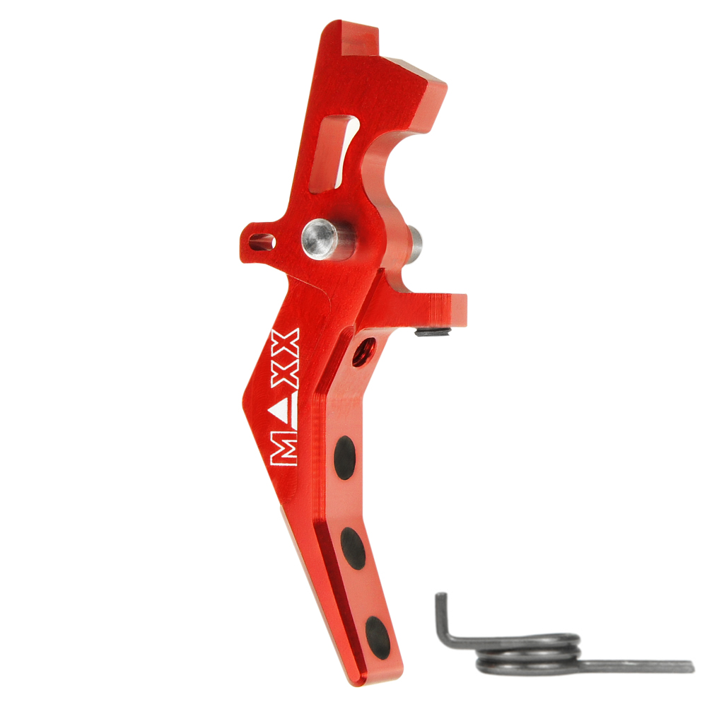 CNC Aluminum Advanced Speed Trigger (Style B) (Red)