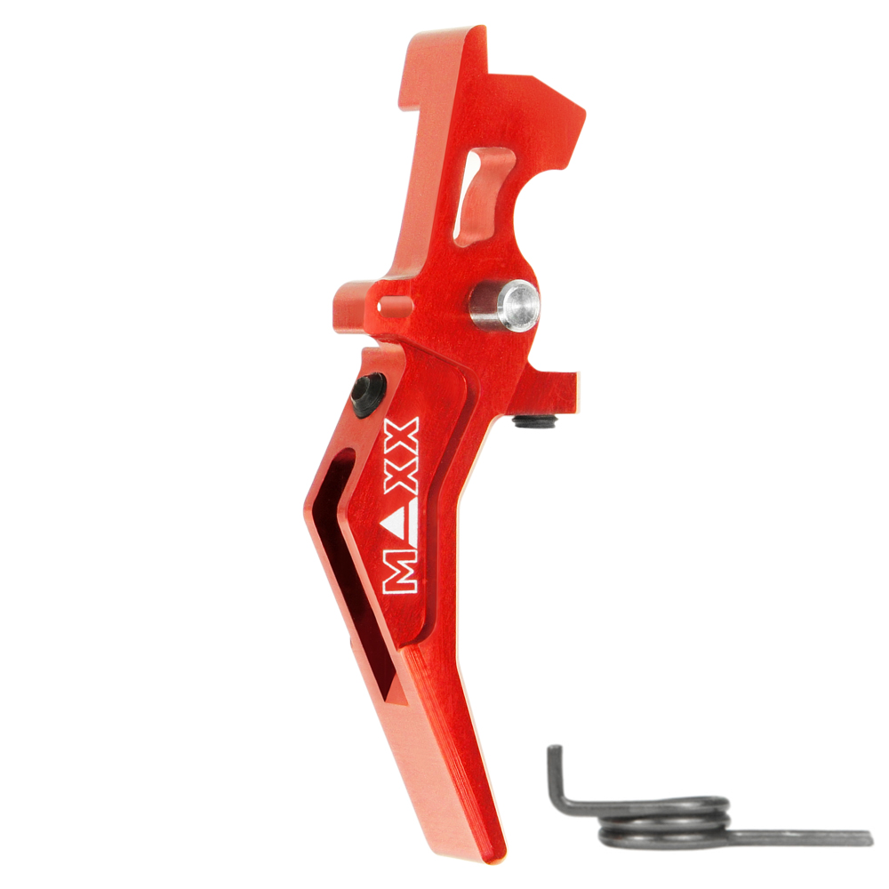 CNC Aluminum Advanced Speed Trigger (Style B) (Red)