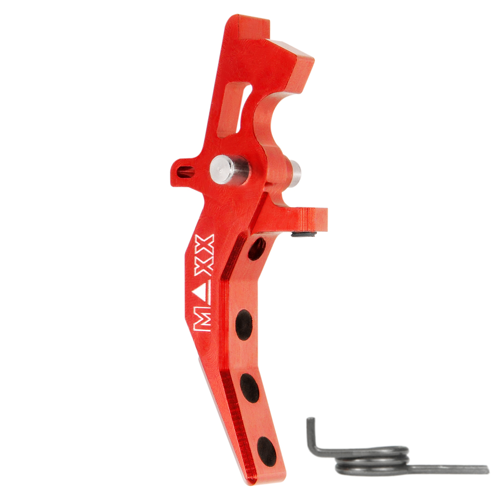 CNC Aluminum Advanced Speed Trigger (Style C) (Red)