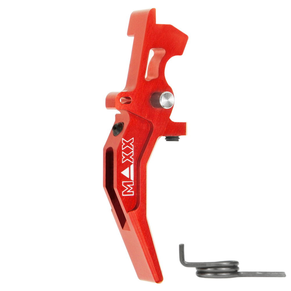 CNC Aluminum Advanced Speed Trigger (Style C) (Red)