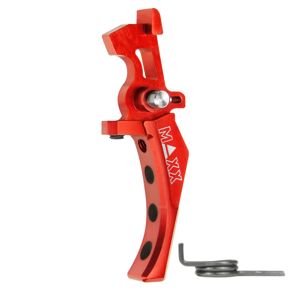 CNC Aluminum Advanced Speed Trigger (Style D) (Red)