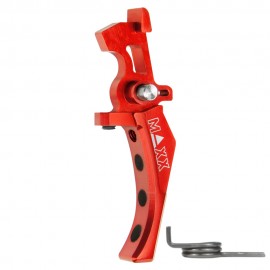 CNC Aluminum Advanced Speed Trigger (Style D) (Red)