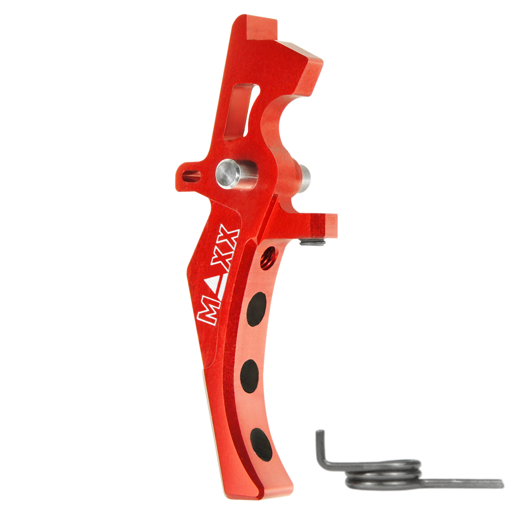 CNC Aluminum Advanced Speed Trigger (Style D) (Red)