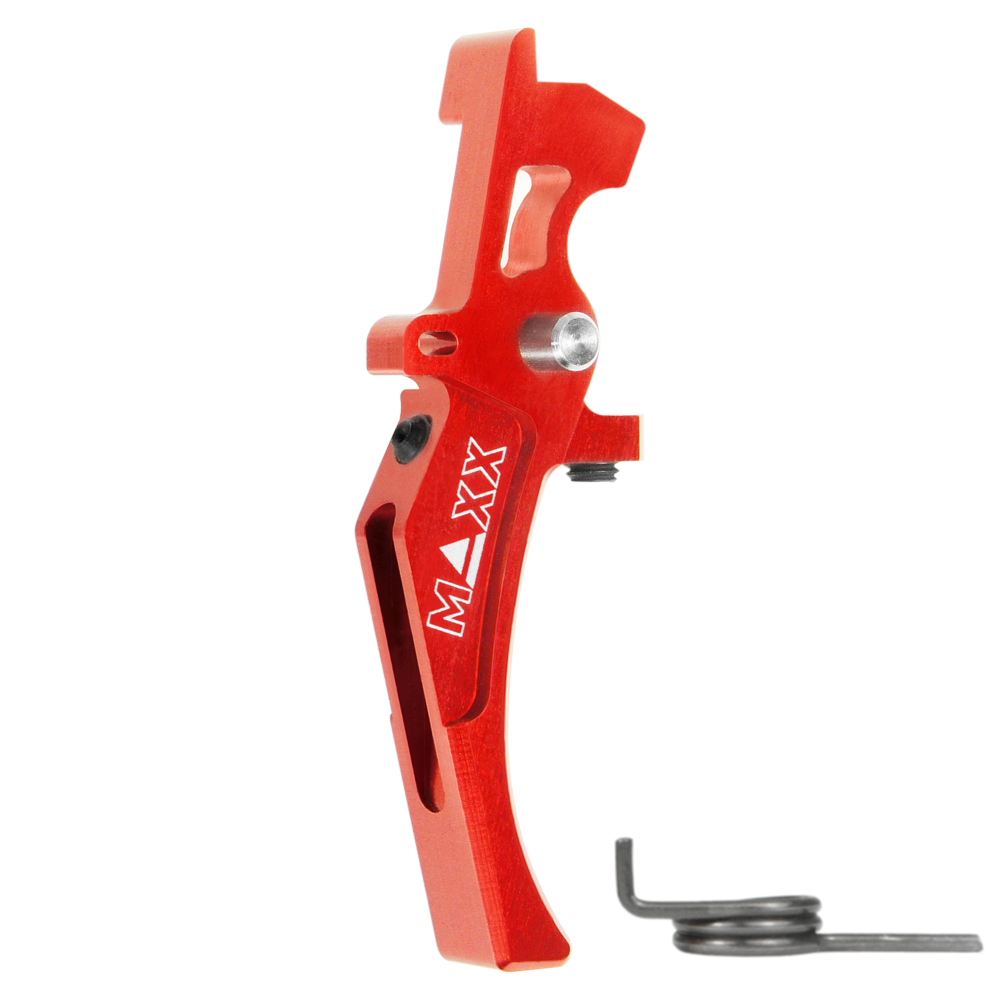 CNC Aluminum Advanced Speed Trigger (Style D) (Red)